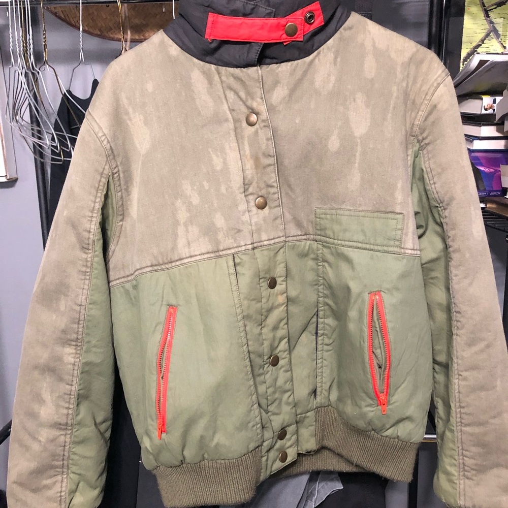 Sasson army green bomber jacket